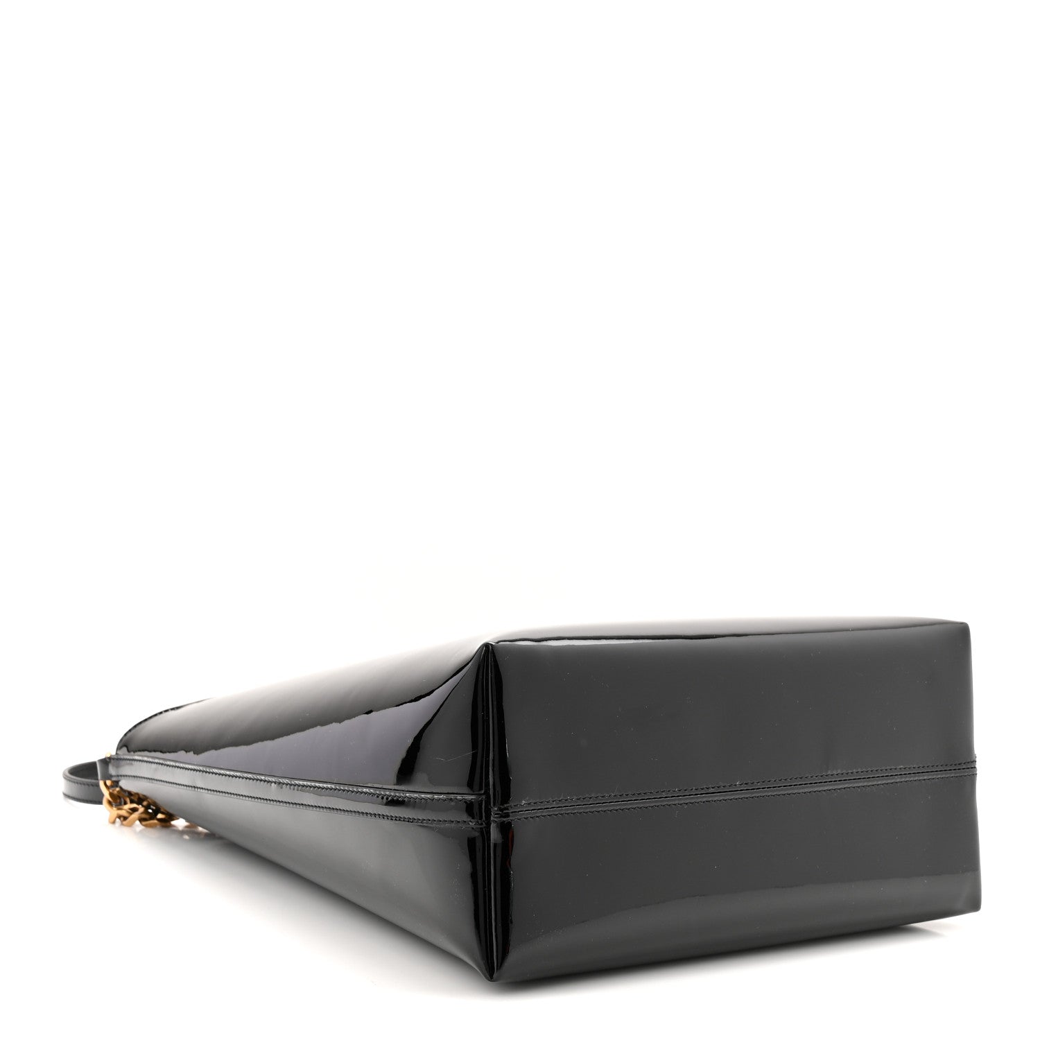 Patent Calfskin Rendez-Vous Hobo Black