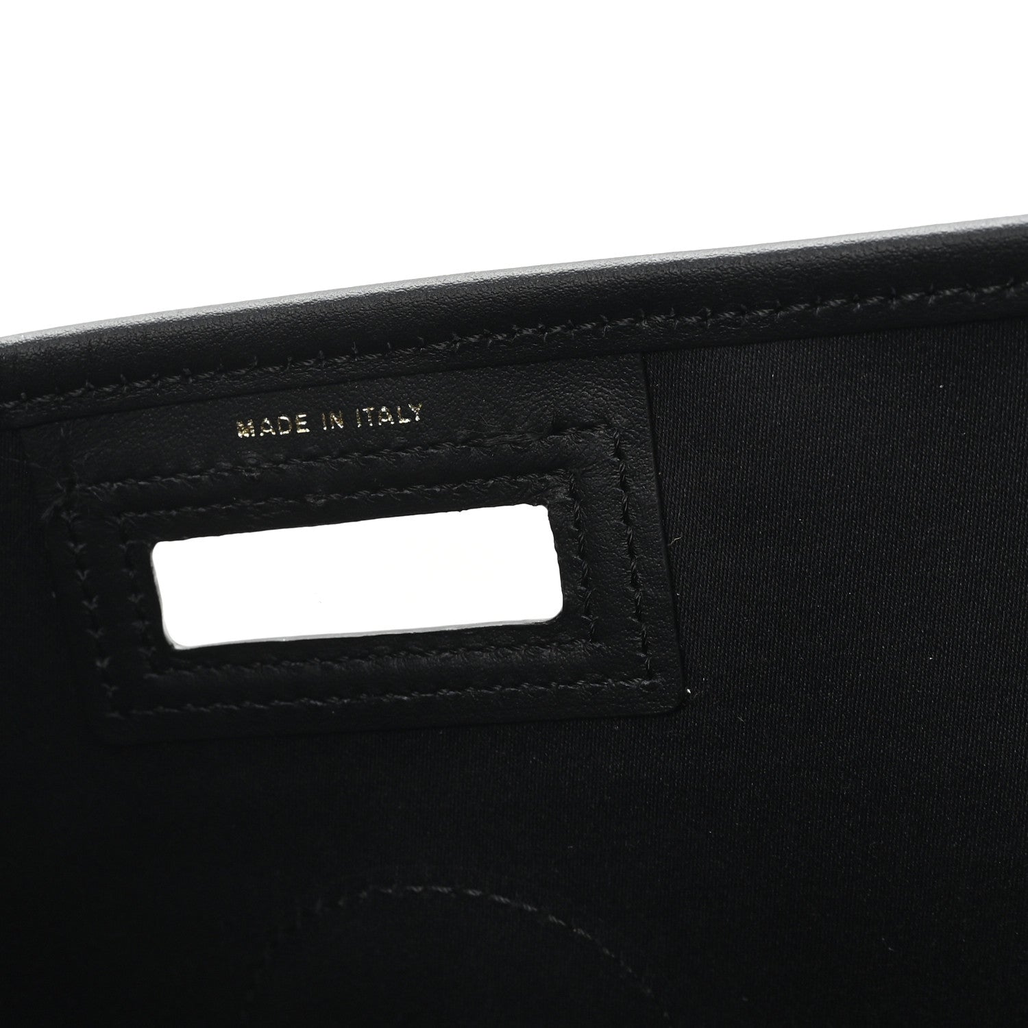 Glazed Fabric Vitello Century FF 1974 Stamp Patch Medium Peekaboo Defender Cover Mogano Panna Black