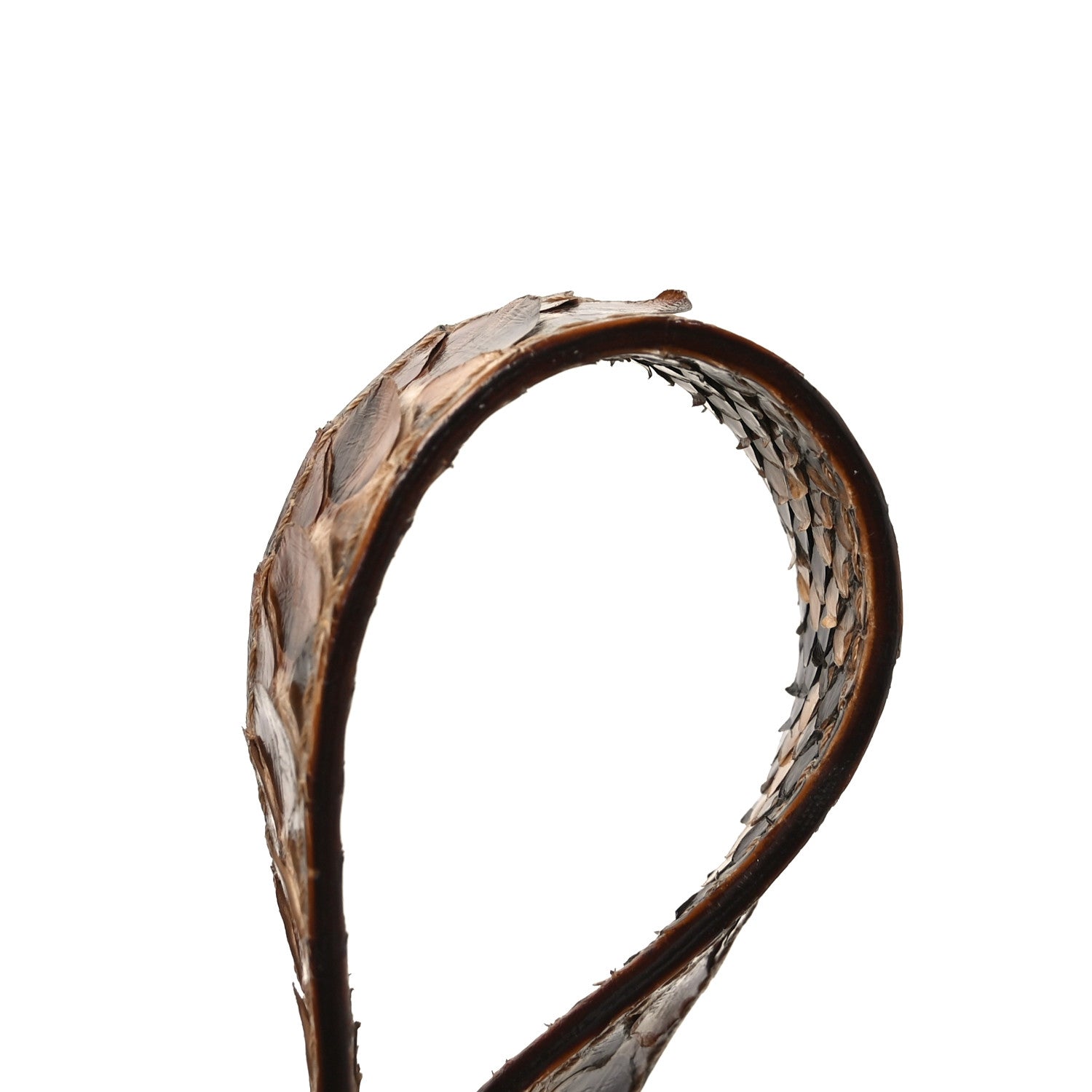 Mink Snakeskin Chevron Mama Baguette