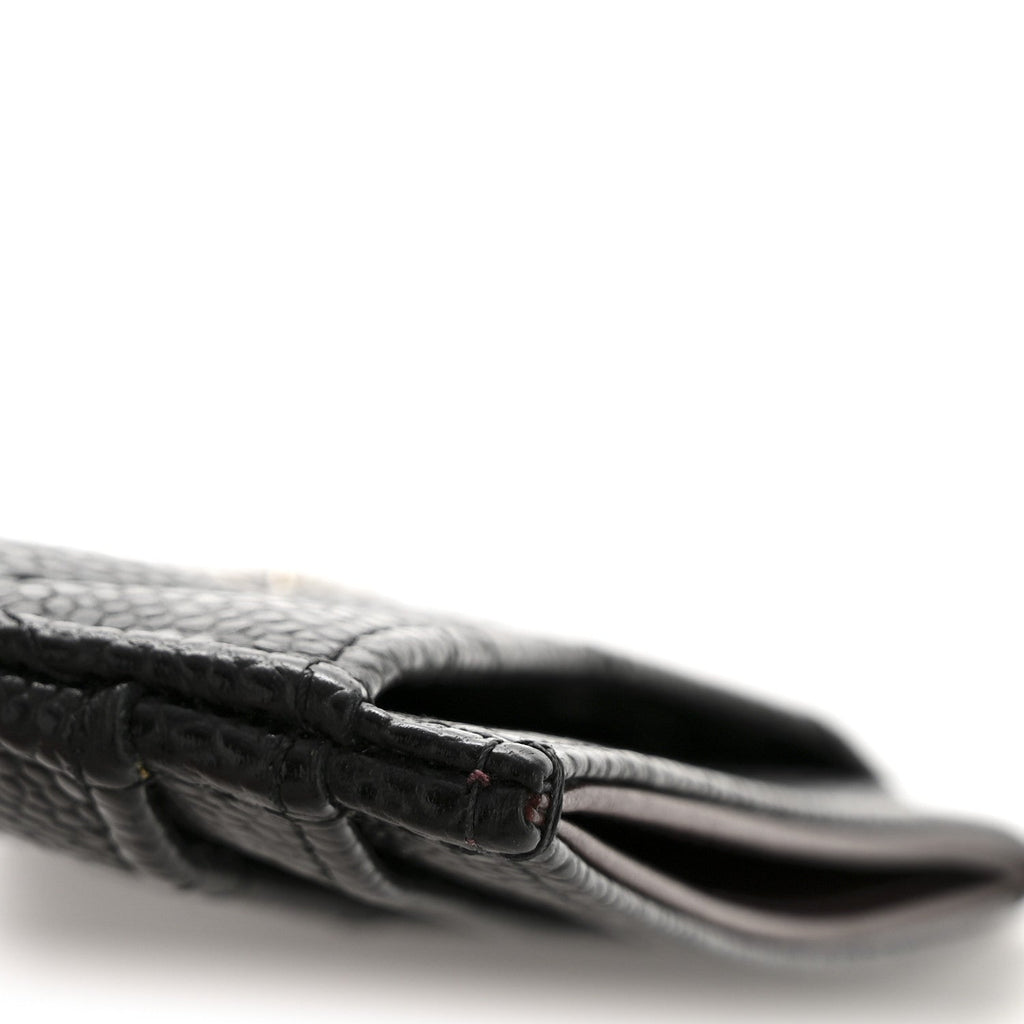 Caviar Quilted  Holder Black