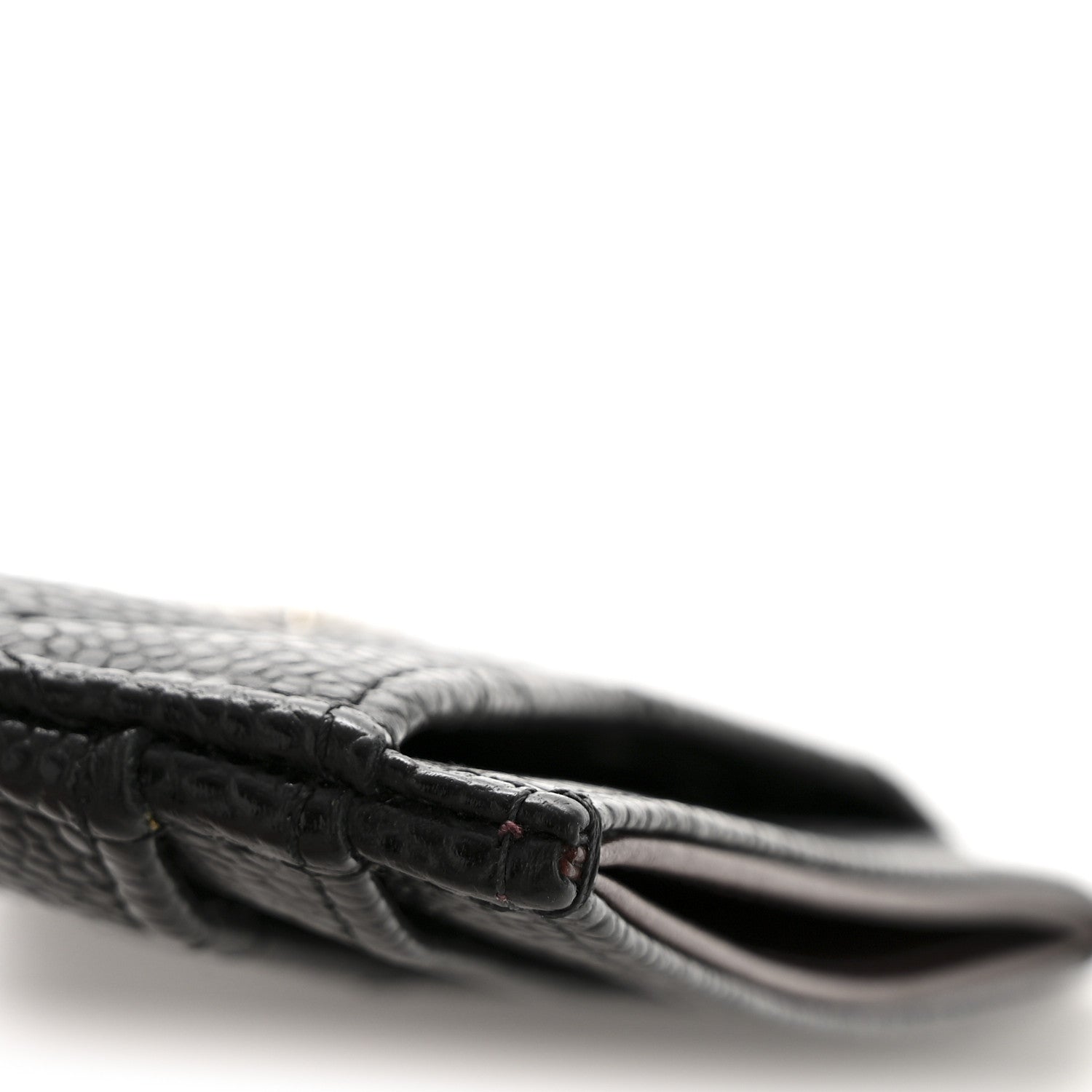 Caviar Quilted  Holder Black