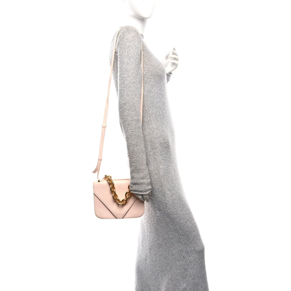 Calfskin Mount Envelope Bag Melon Washed