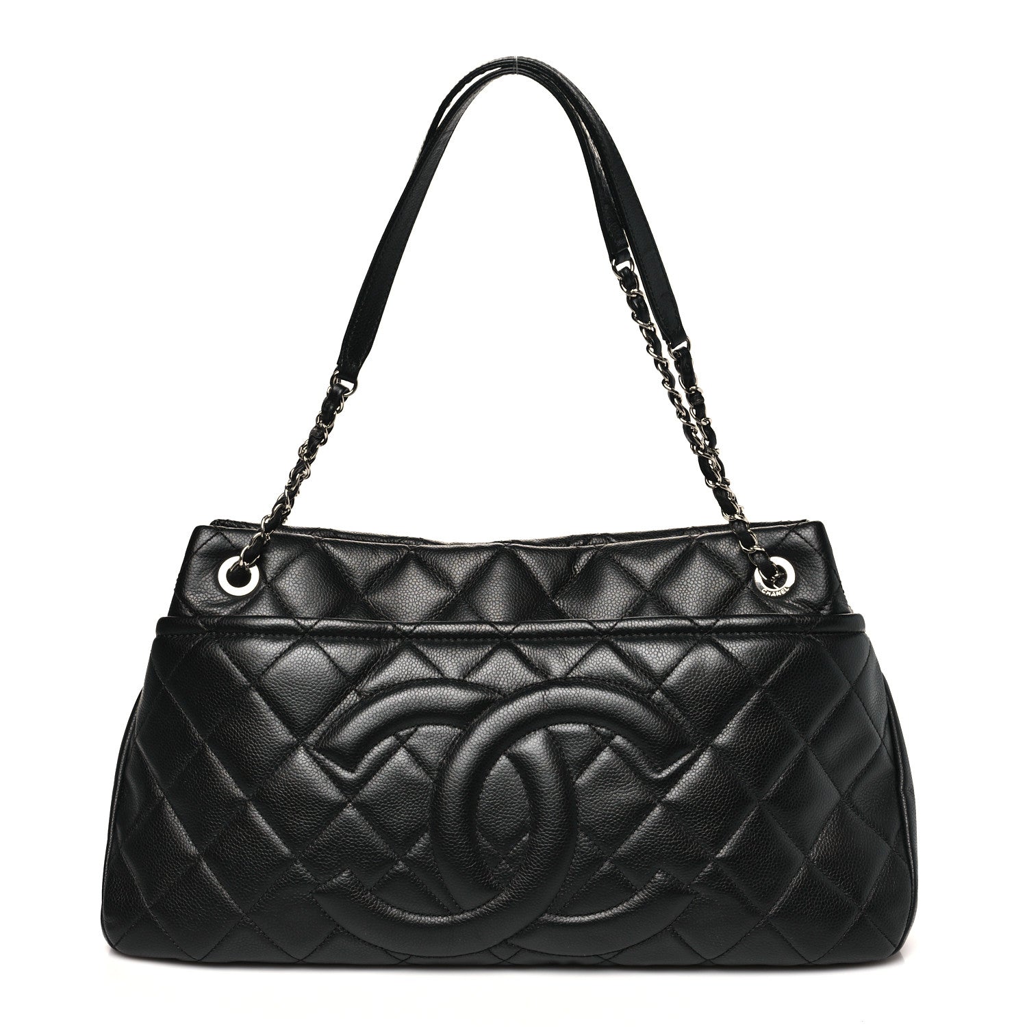 Caviar Quilted CC Timeless Soft Tote Black