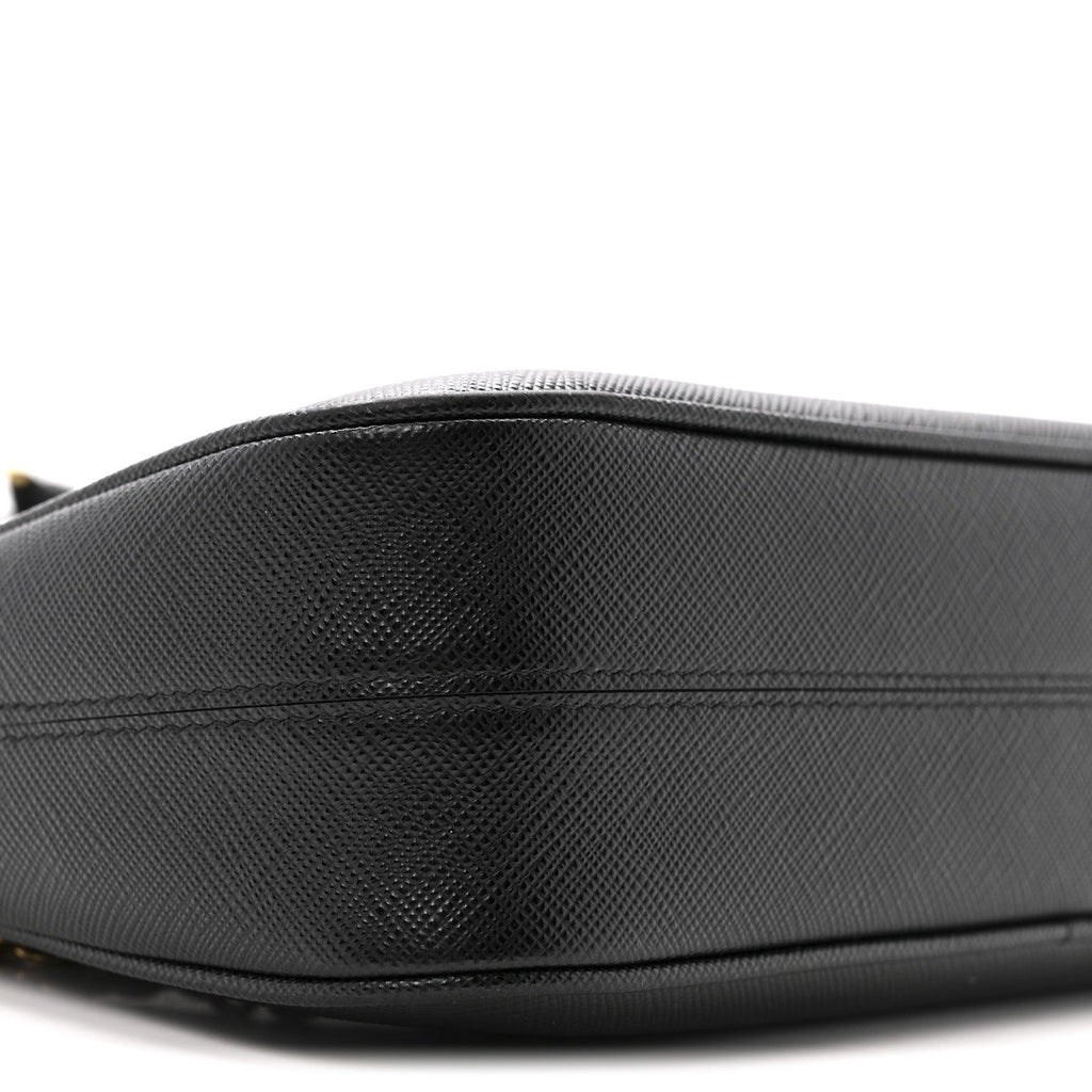 Saffiano Lux Re-Edition 2005 Shoulder Bag Black