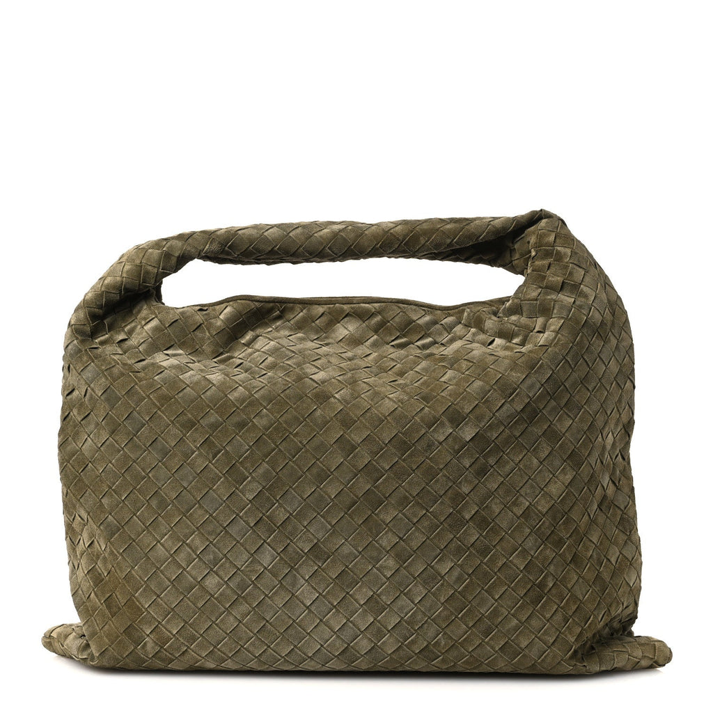 Suede Intrecciato Large Hop Mud