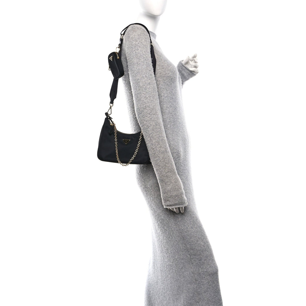 Nylon Re-Edition 2005 Shoulder Bag Black