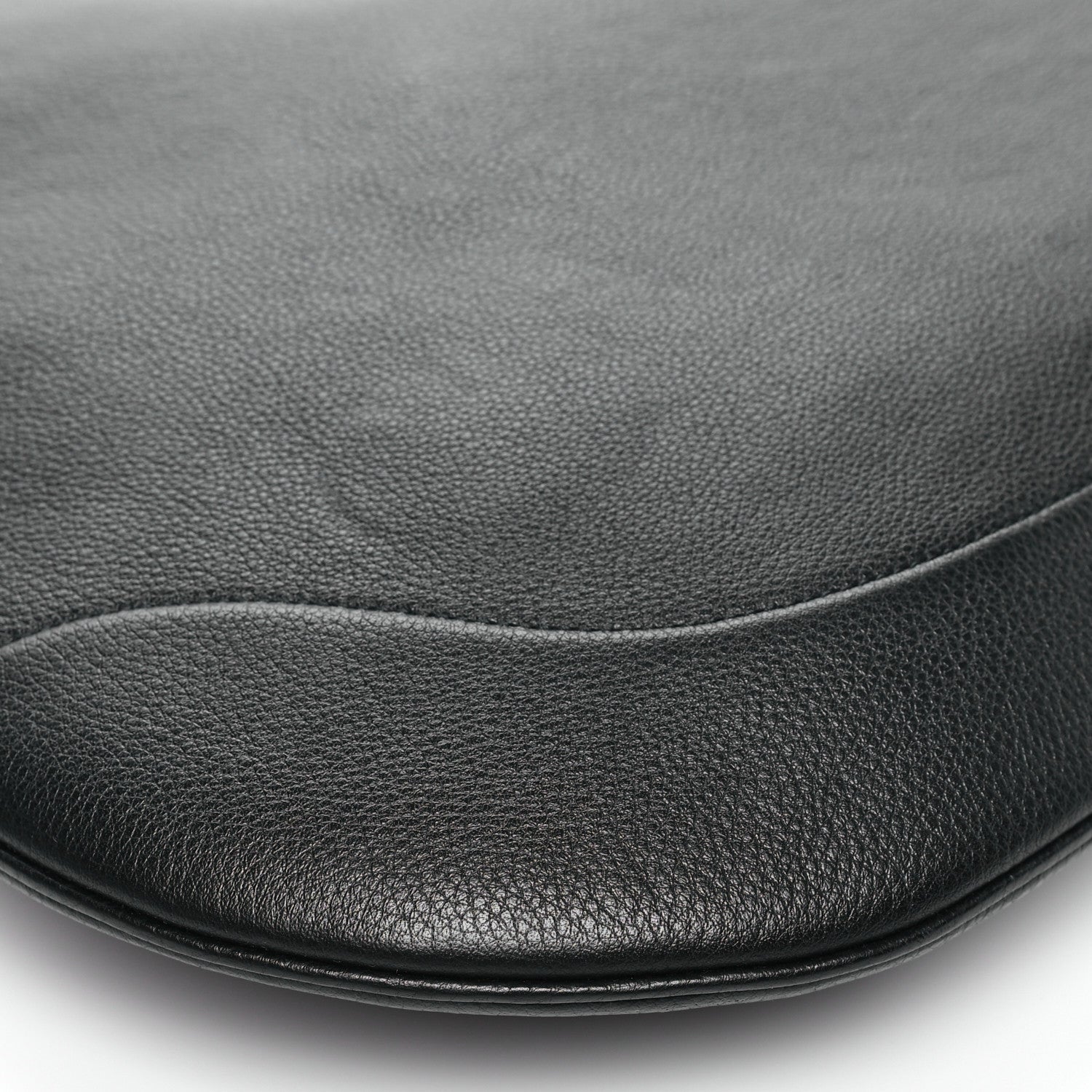 Soft Grained Calfskin Maxi B Hobo Black