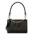 LV X TM Epi Twist MM Slim Shoulder Bag Black