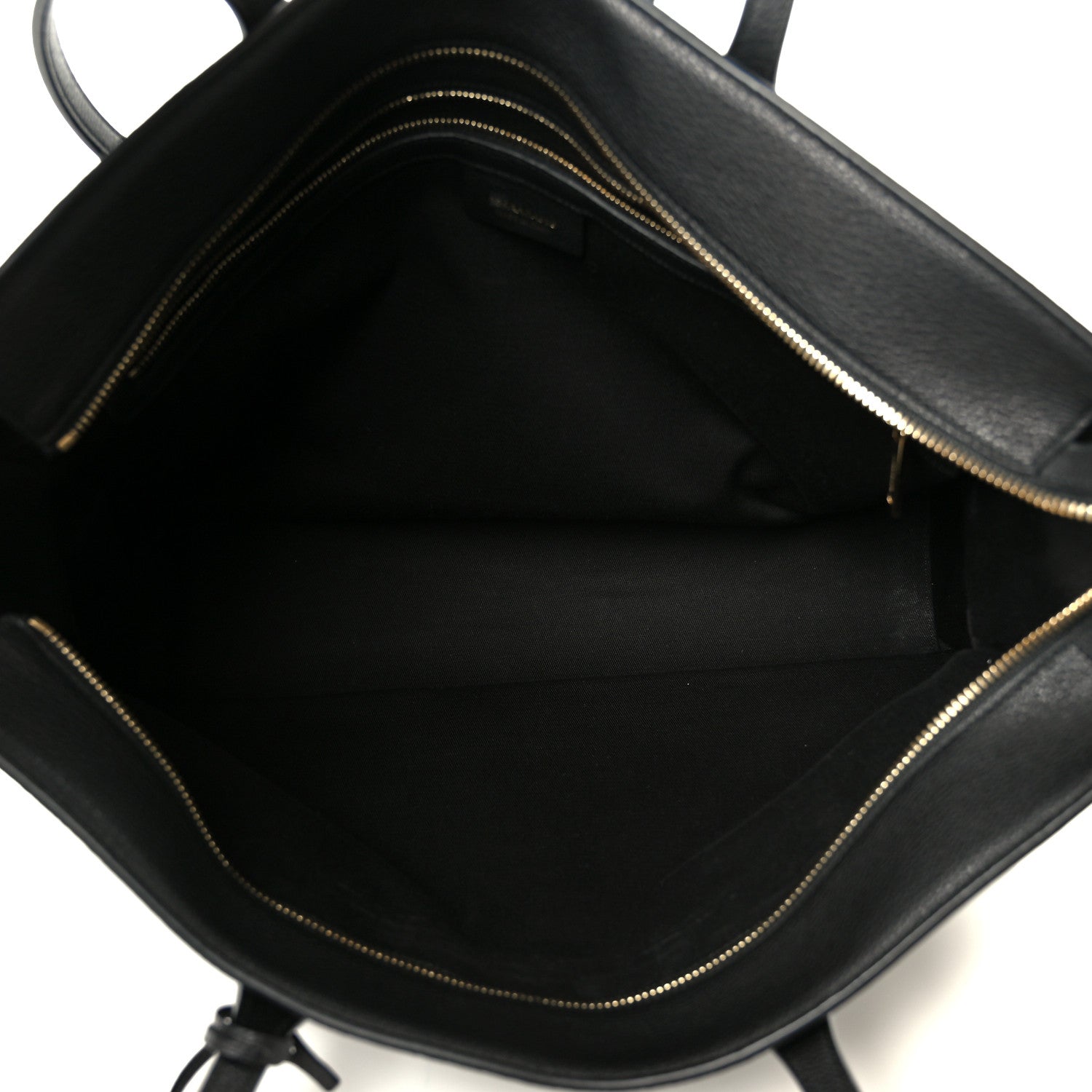 Grained Calfskin Medium Star Tote Black