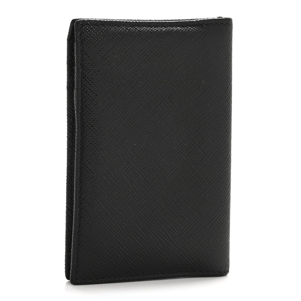 Saffiano Triangle  Holder Black