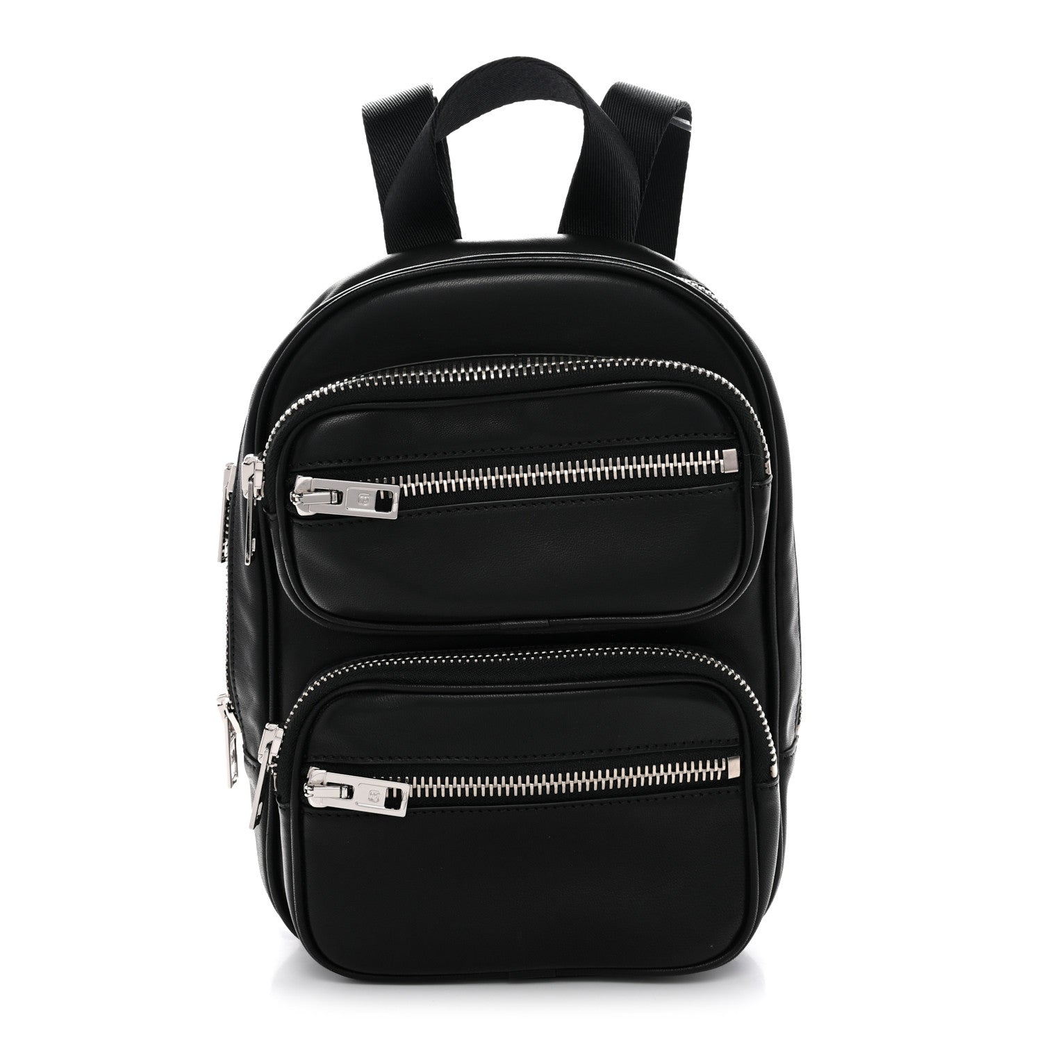 Lambskin Medium Attica Backpack Black