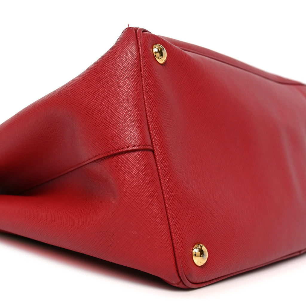 Saffiano Lux Large Tote Fuoco