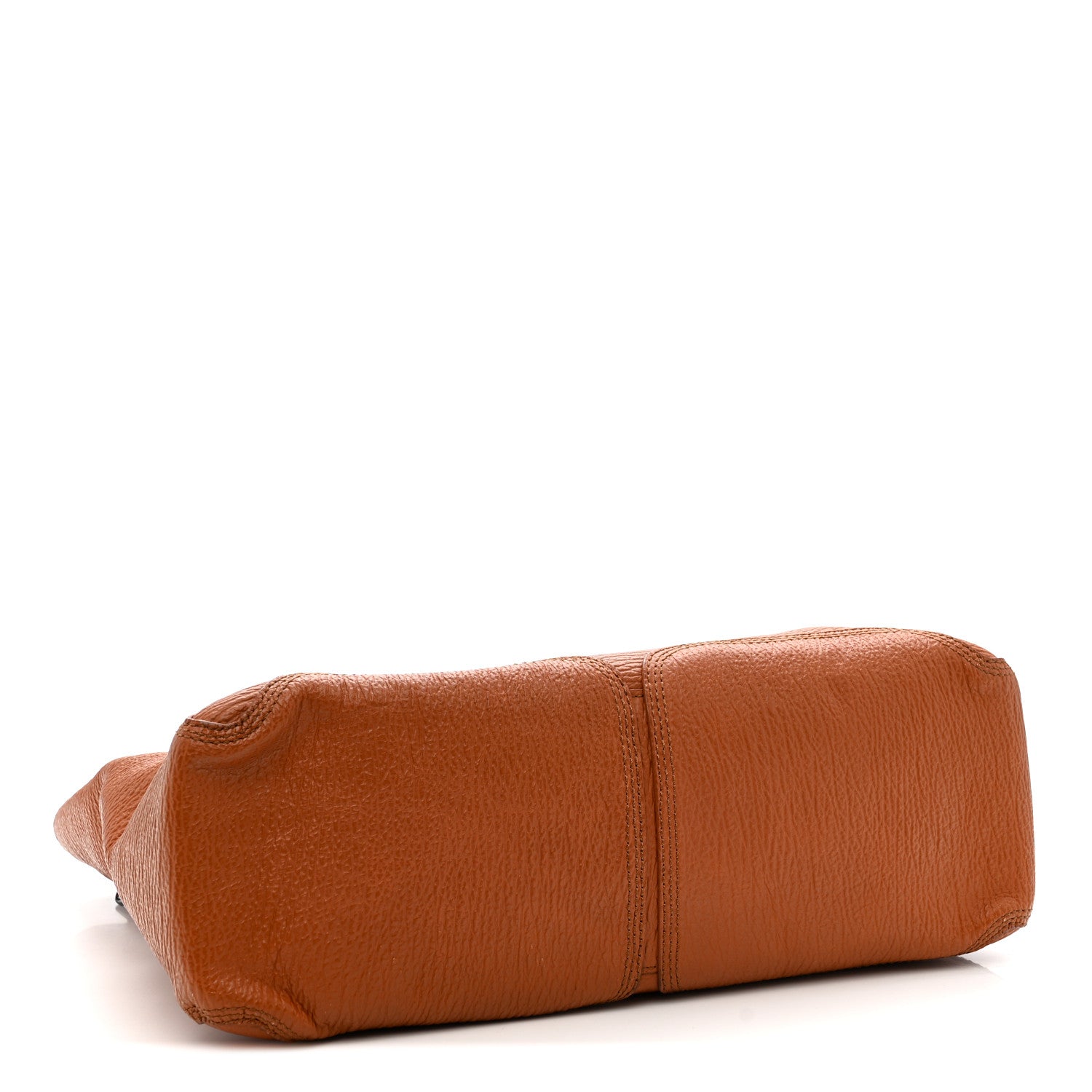 Textured Calfskin Large Pashli Satchel Amber
