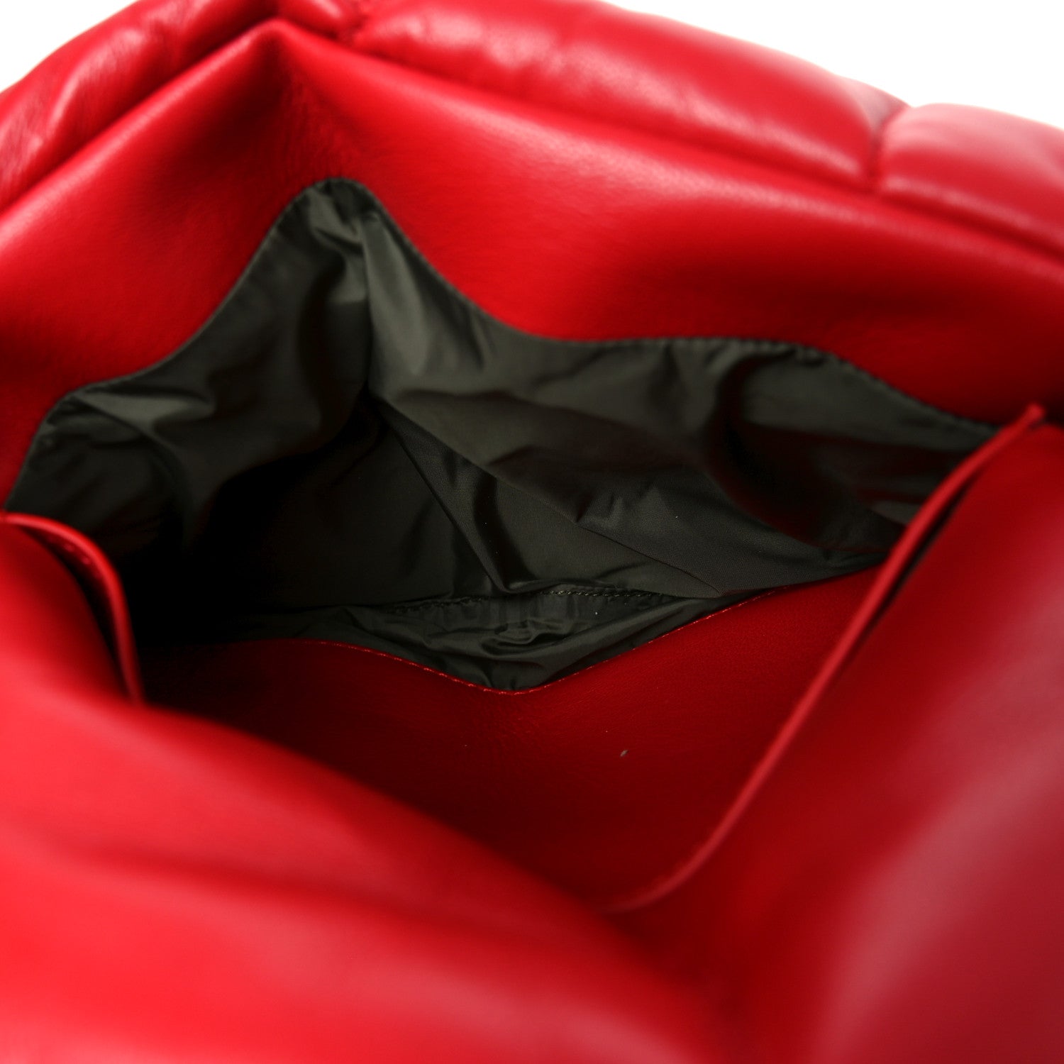 Nappa Pillow Quilted Softie Bag Lancaster Red