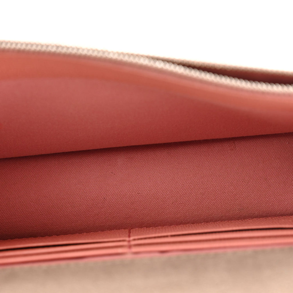 Vitello Elite Crystal Eye Monster Tube Wallet on Chain Grigio Polvere Ribes Multicolor