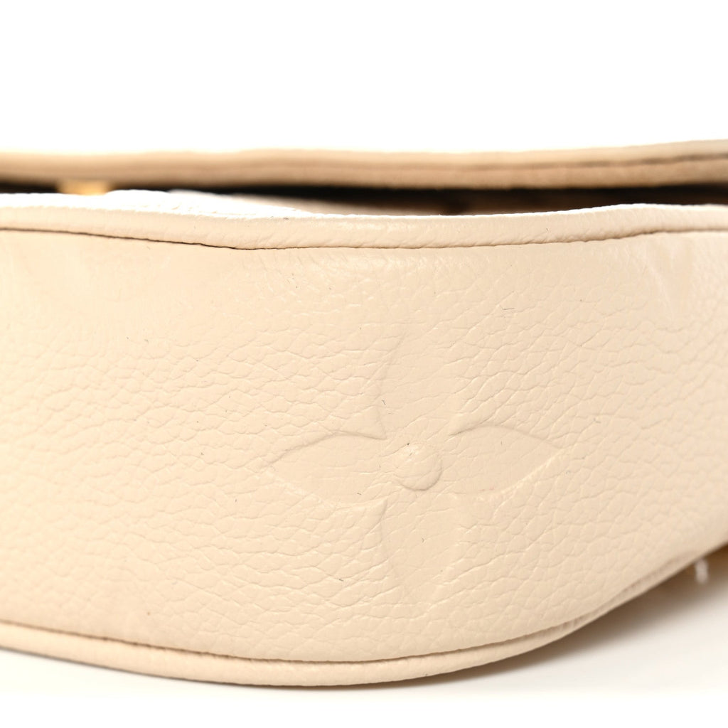 Empreinte Monogram Giant Ivy Wallet On Chain Cream