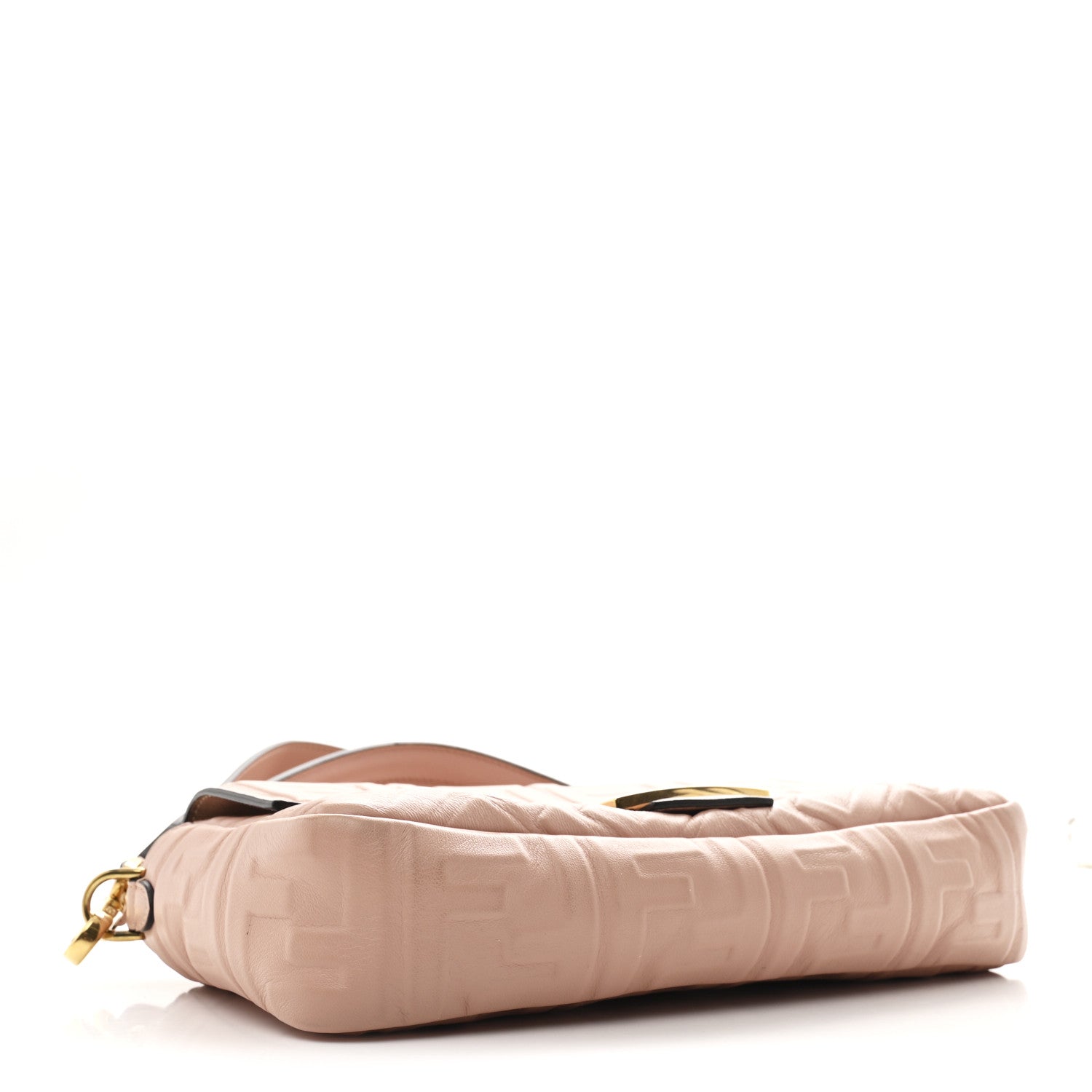 Nappa FF 1974 Embossed Baguette Rosa Bourbon