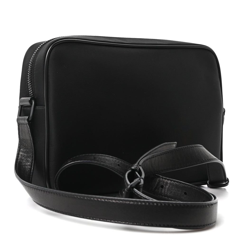 Lambskin Nylon Camp Camera Bag Black