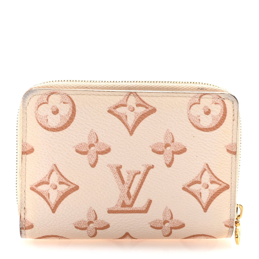 Monogram Fall for You Zippy Compact Wallet Beige Clair