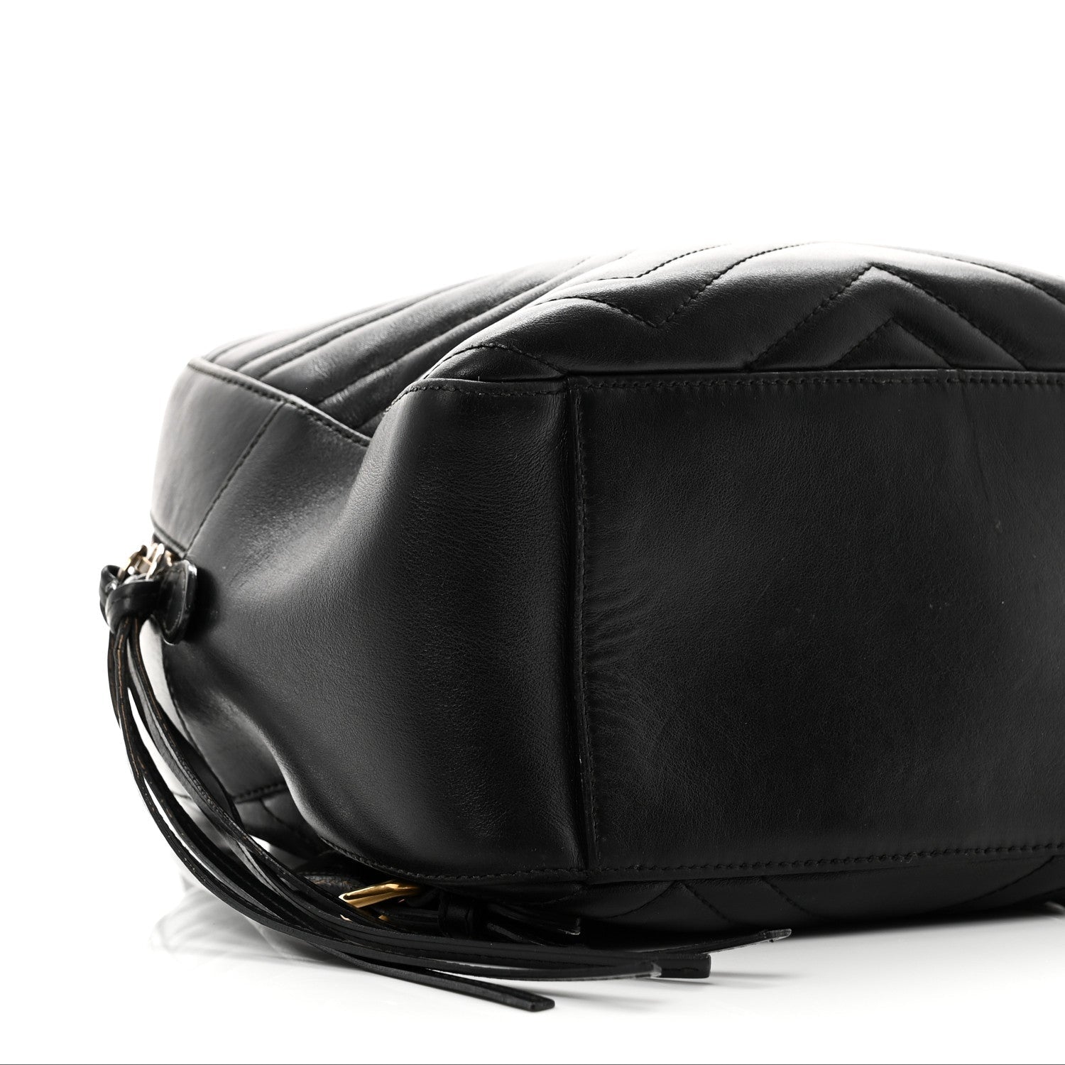 Calfskin Matelasse GG Marmont Dome Backpack Black