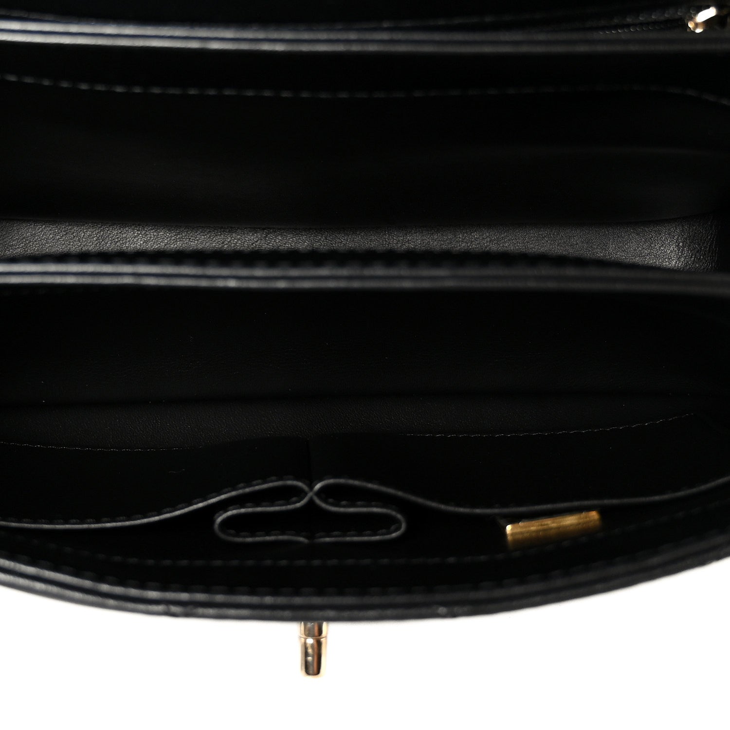 Lambskin Quilted Small Trendy CC Dual Handle Flap Bag Black
