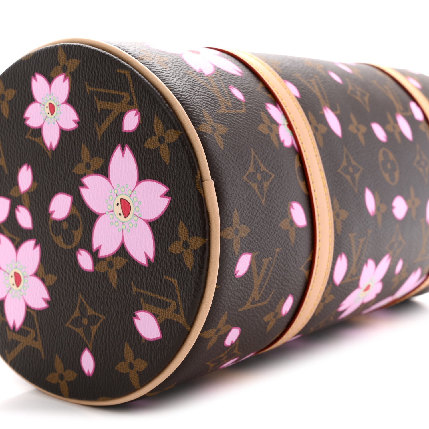 LV X TM Monogram Cherry Blossom Papillon Sakura Brown
