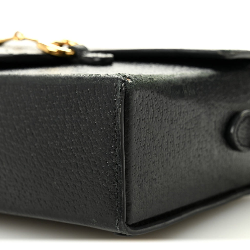 Calfskin Horsebit 1955 Shoulder Bag Black