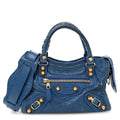 Agneau Giant 12 Gold Hardware Mini City Bleu Lazuli