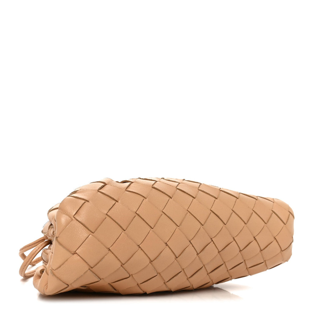 Nappa Intrecciato The Mini Pouch Almond