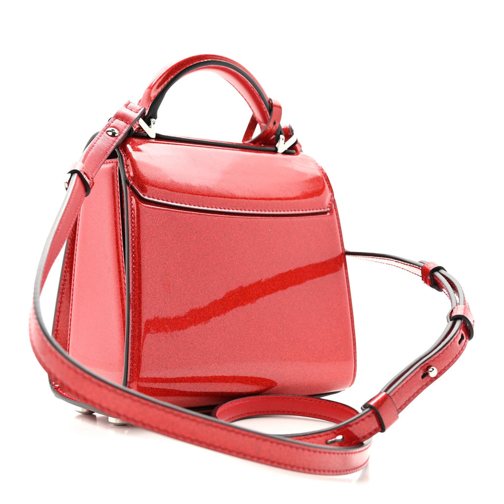 Glitter Patent Mini Boxyz Red