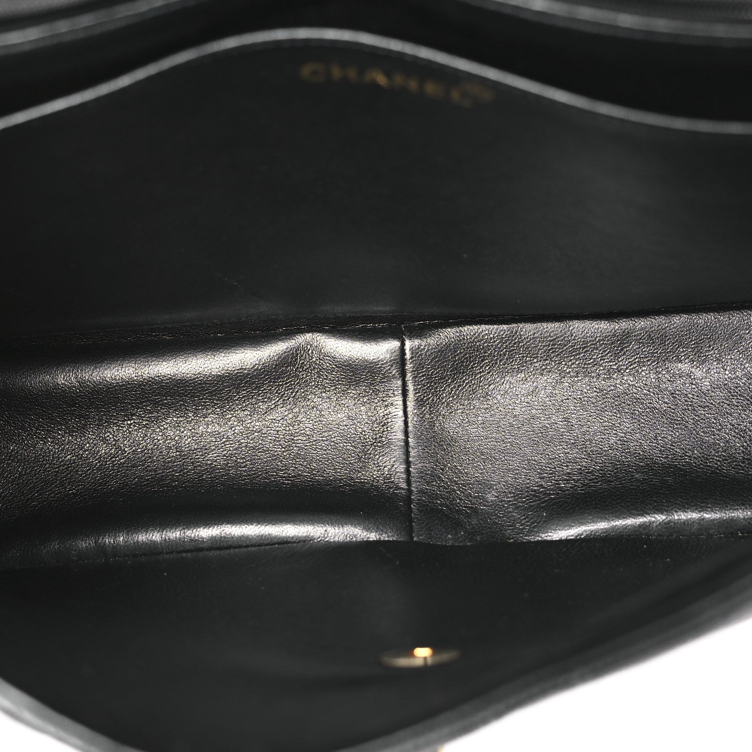 Caviar Jumbo Single Flap Black