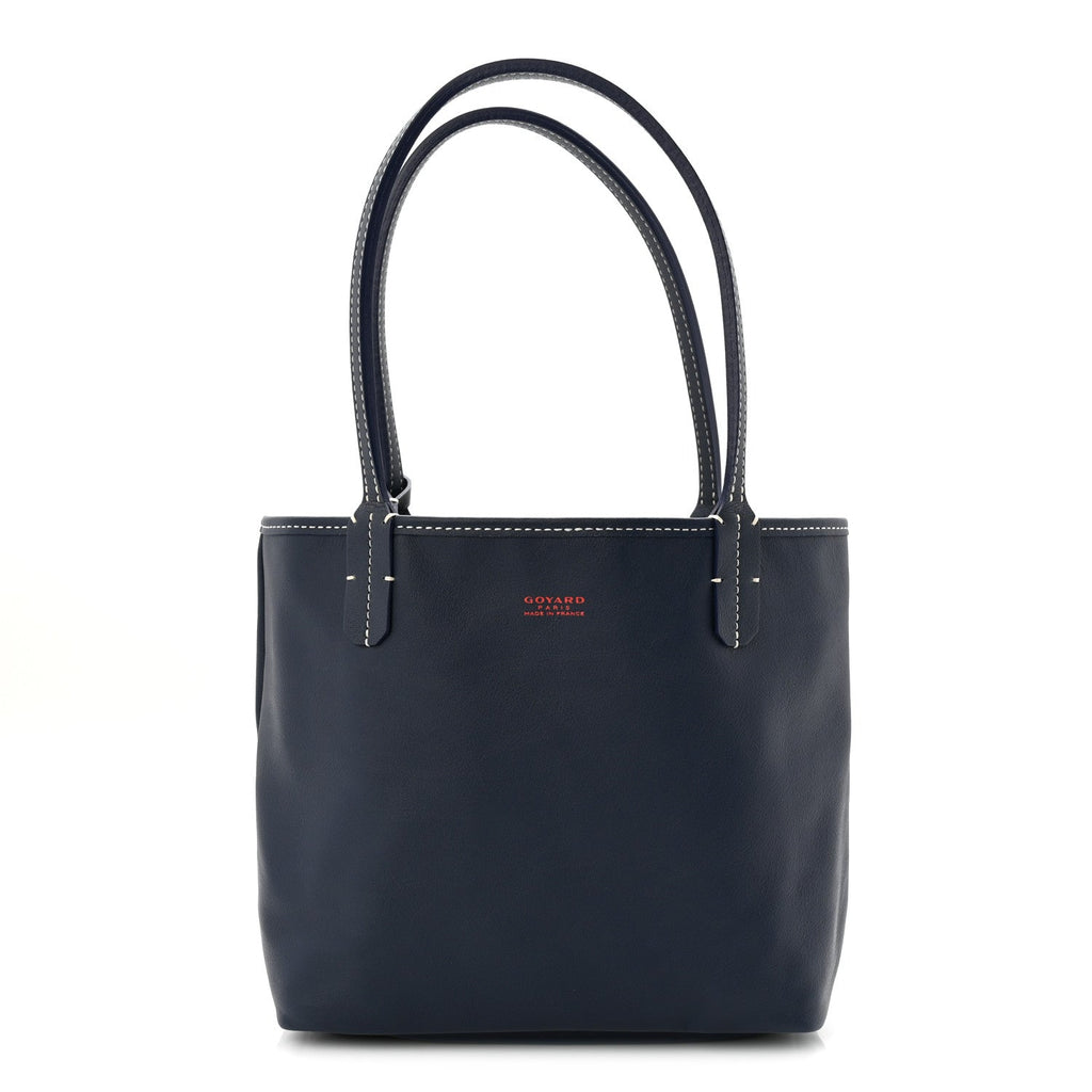 Goyardine Reversible Mini Anjou Navy