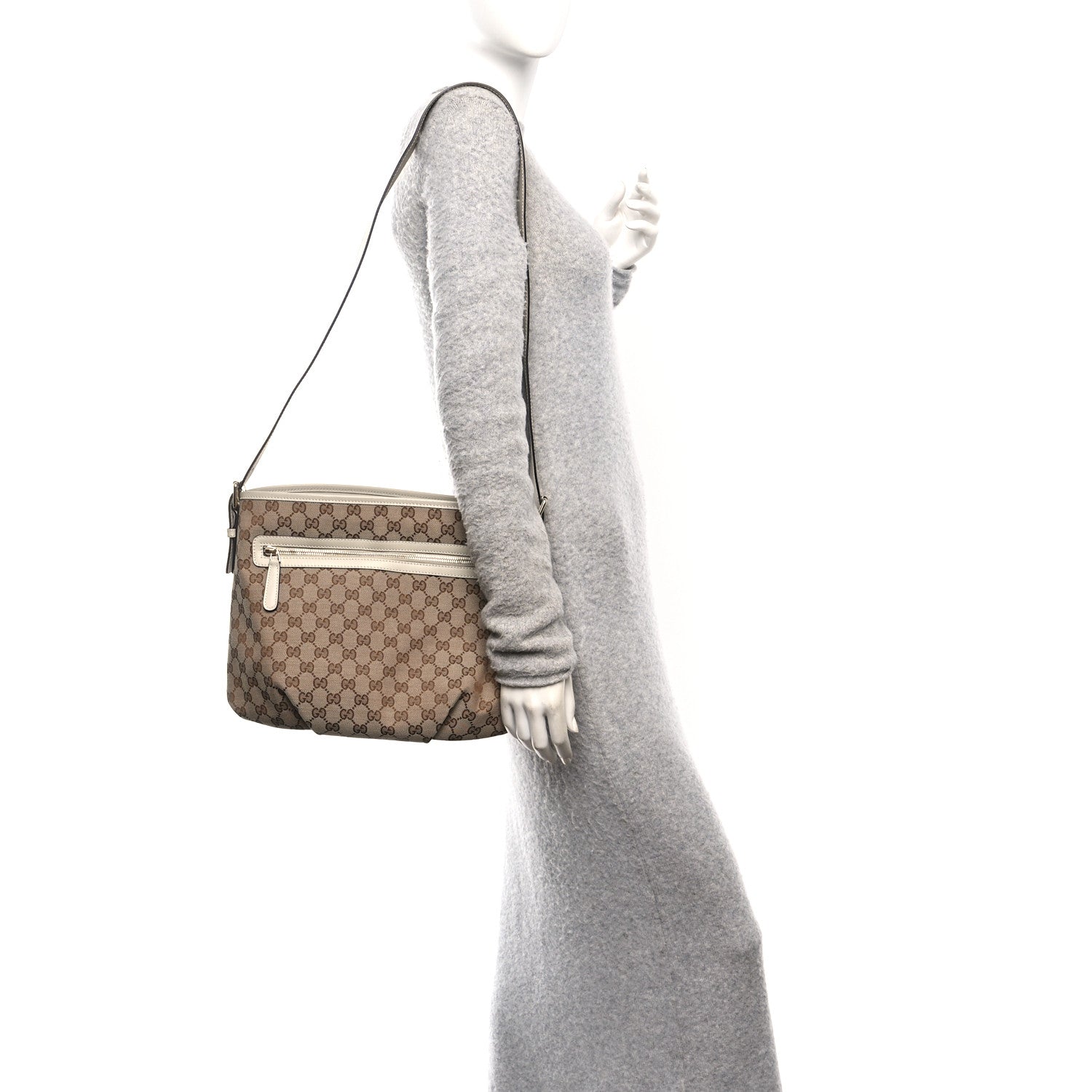 Monogram Messenger Bag Off White
