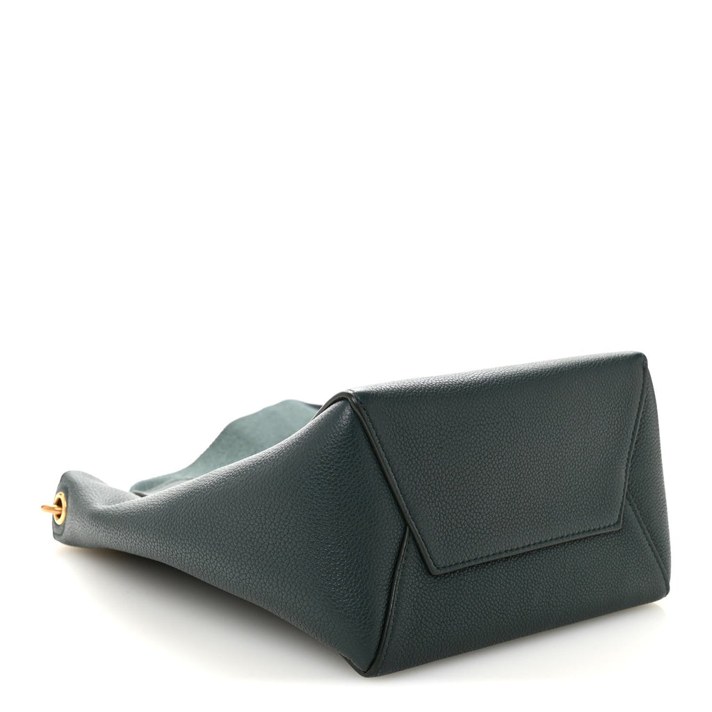 Soft Grained Calfskin Small Sangle Bucket Bag Amazone