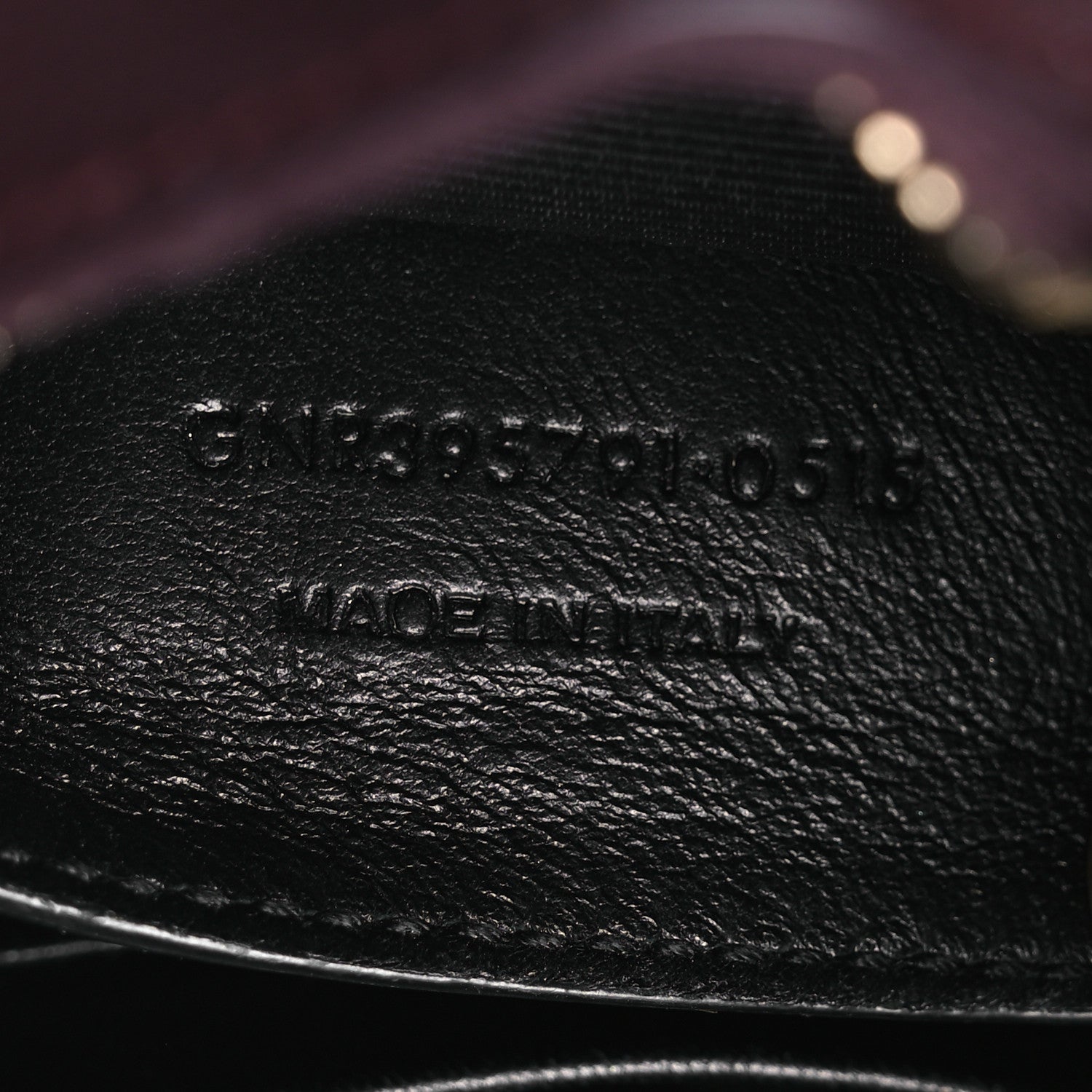 Grain De Poudre Small Classic Monogram Camera Bag Amaranto