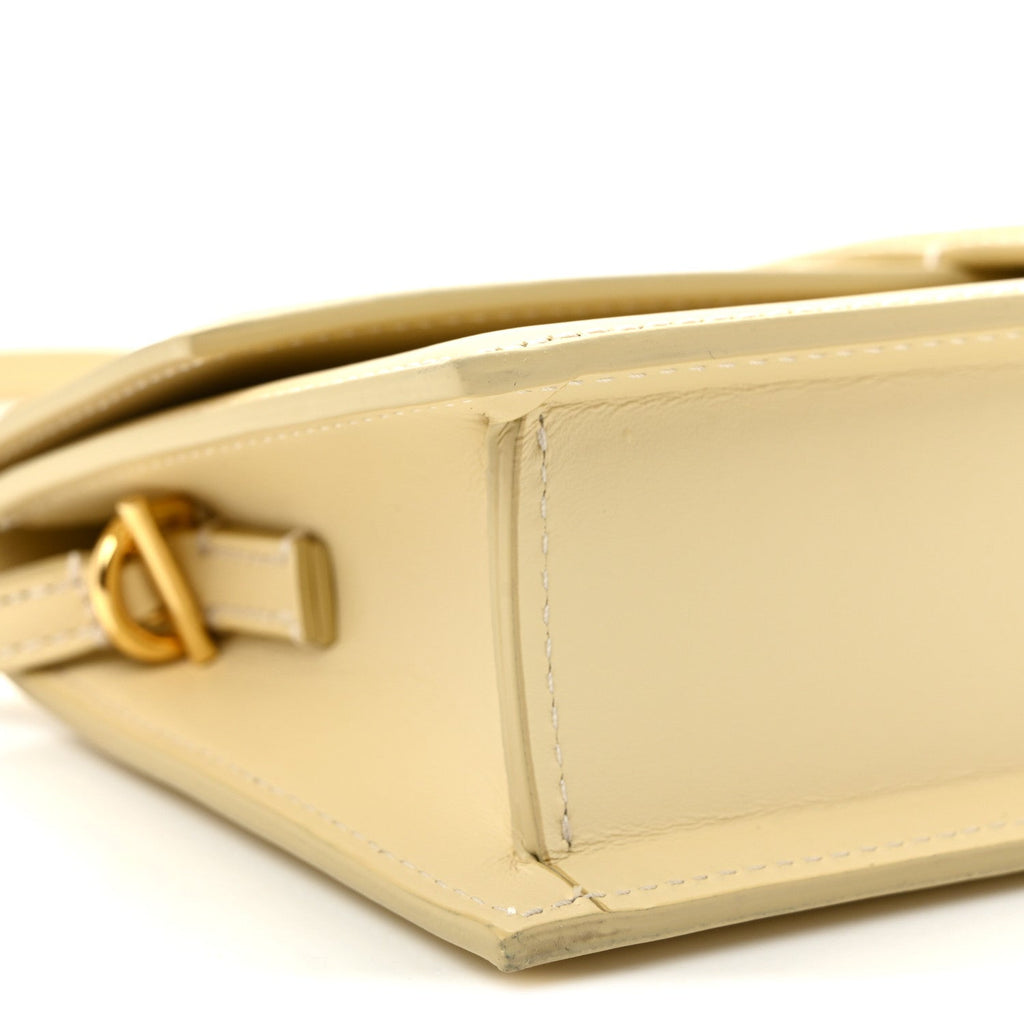 Smooth Calfskin Le Bambino Long Ivory