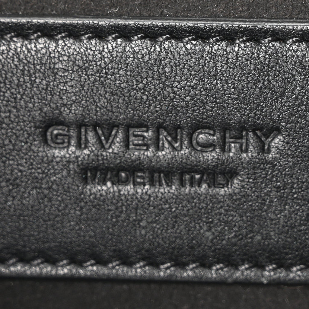 Goatskin Grommet Medium GV3 Shoulder Bag Black