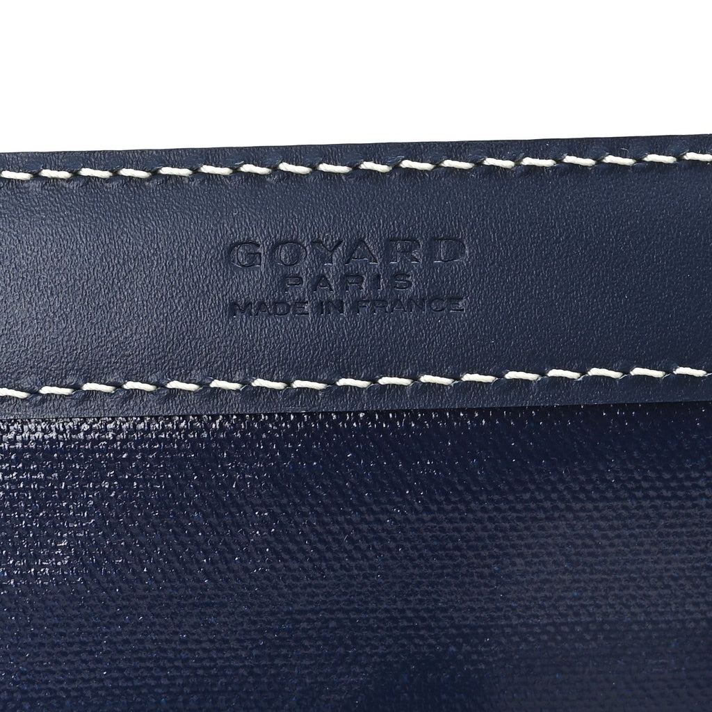 Goyardine Bellechasse Biaude MM Tote  Navy Blue