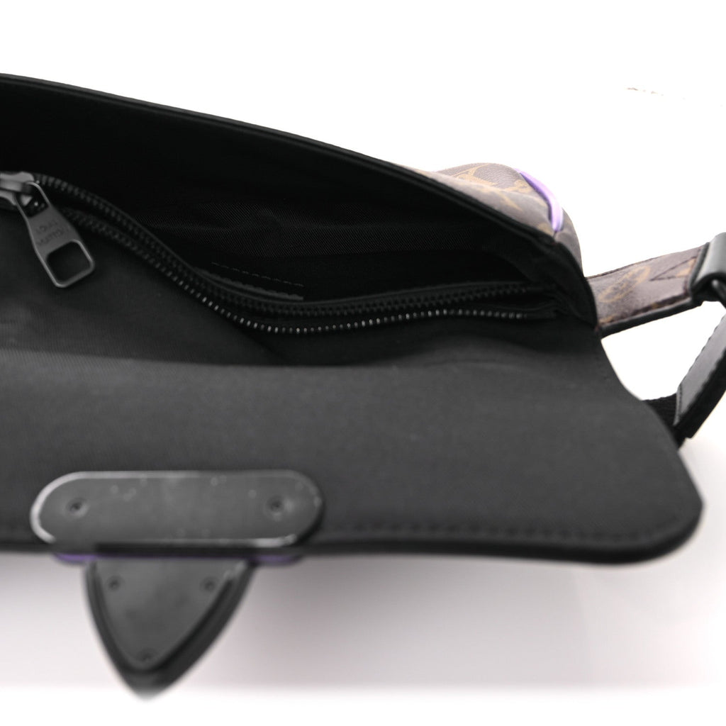 Monogram S Lock Sling Bag Purple