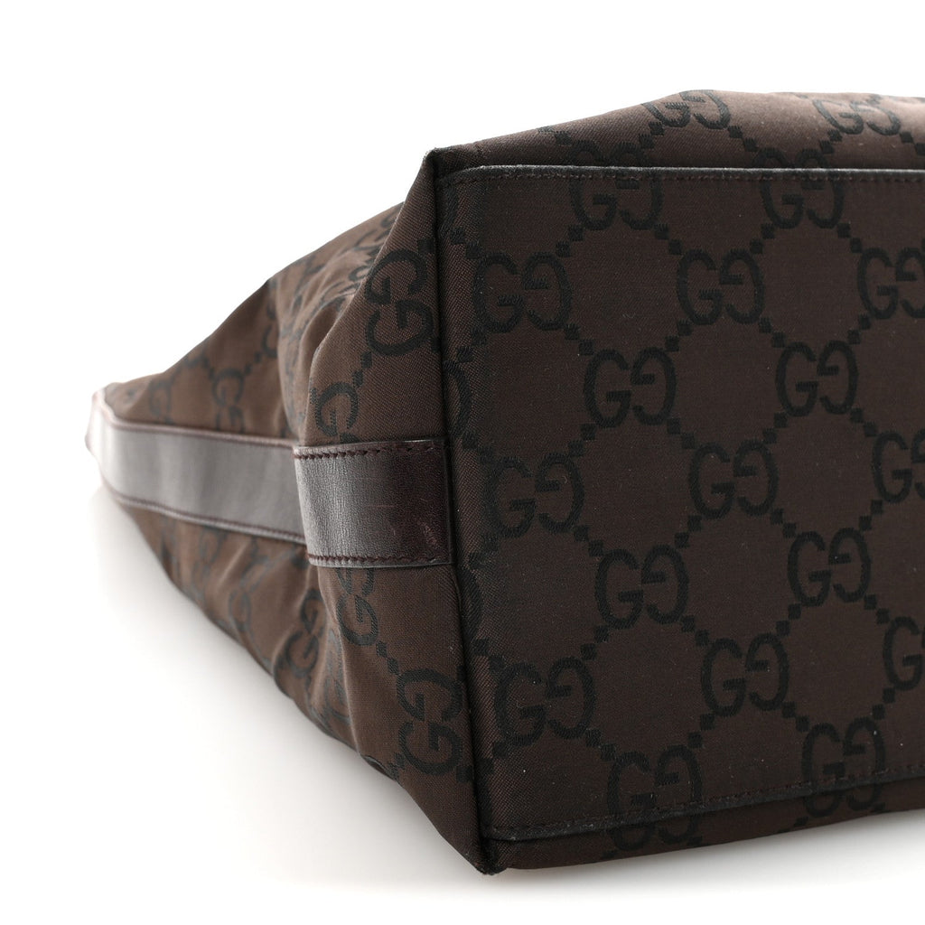 Nylon Monogram Hobo Dark Brown