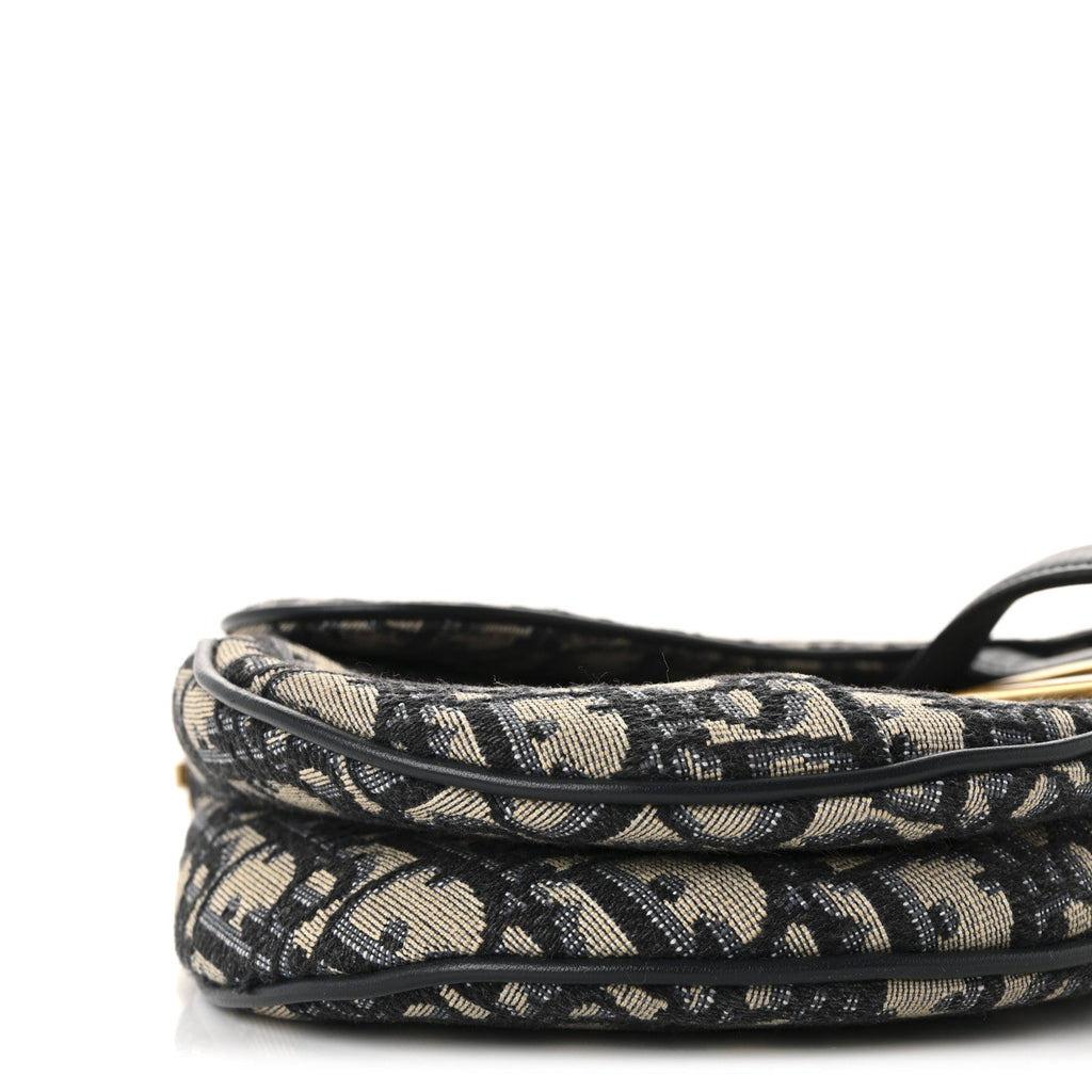 Oblique Saddle Bag Blue