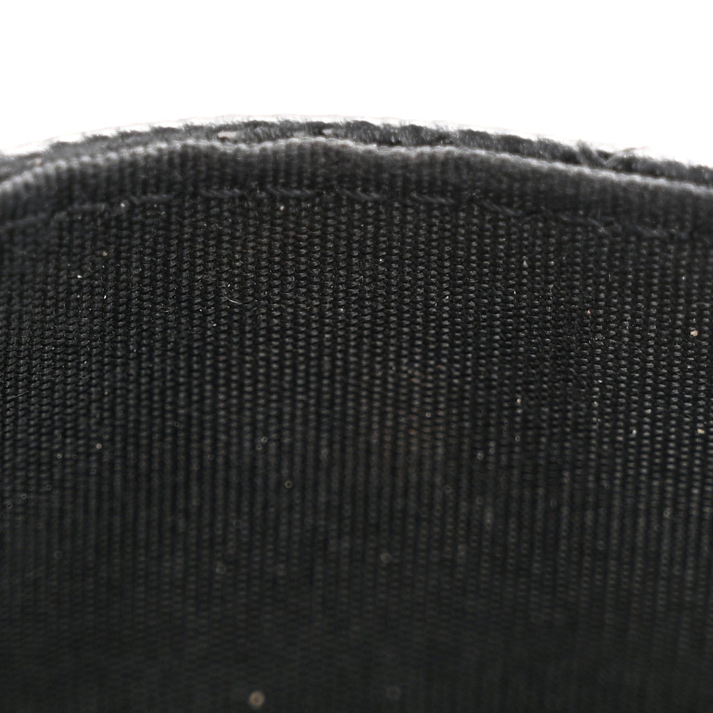 Caviar Quilted Boy Flap  Holder Black
