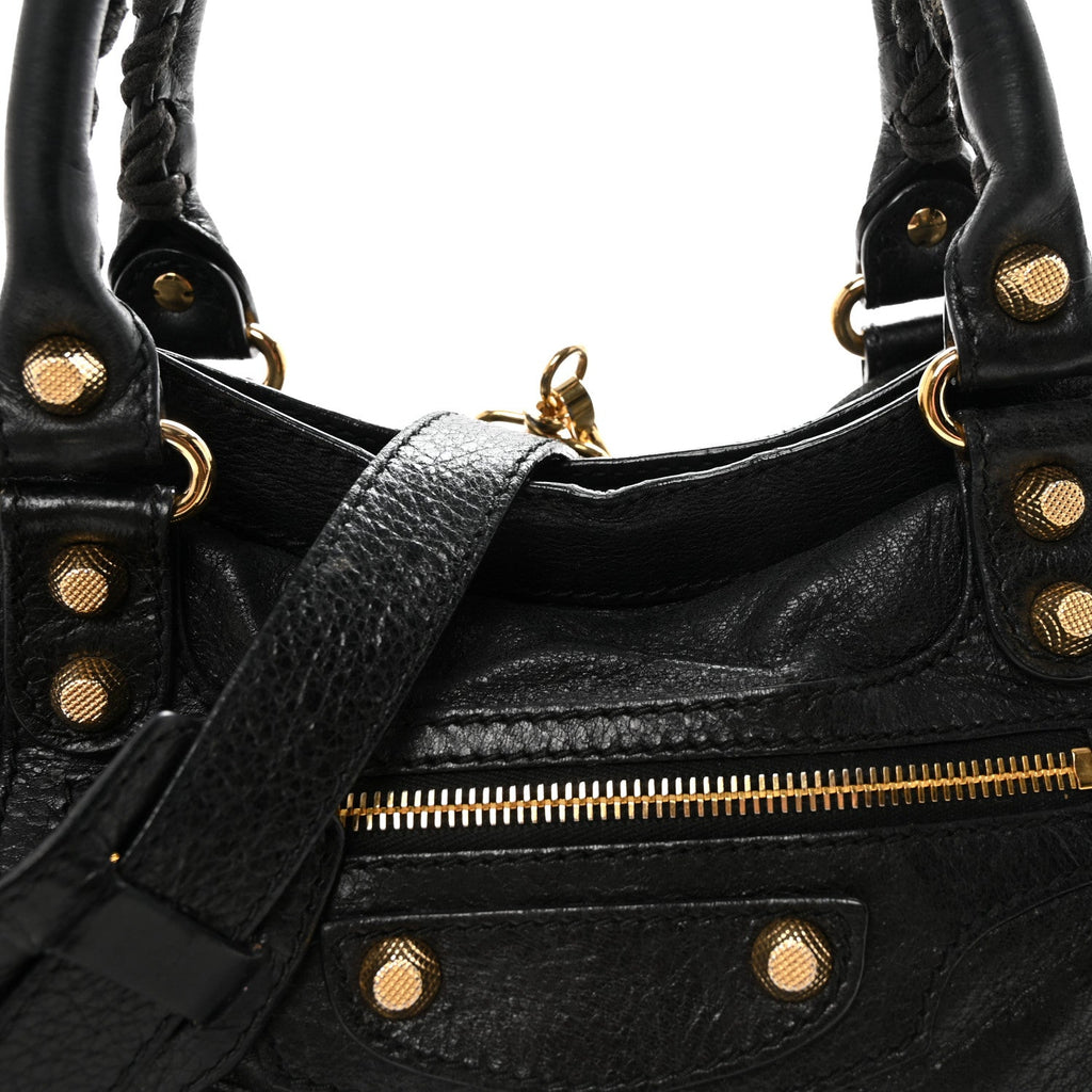 Agneau Giant 12 Gold Hardware City Black