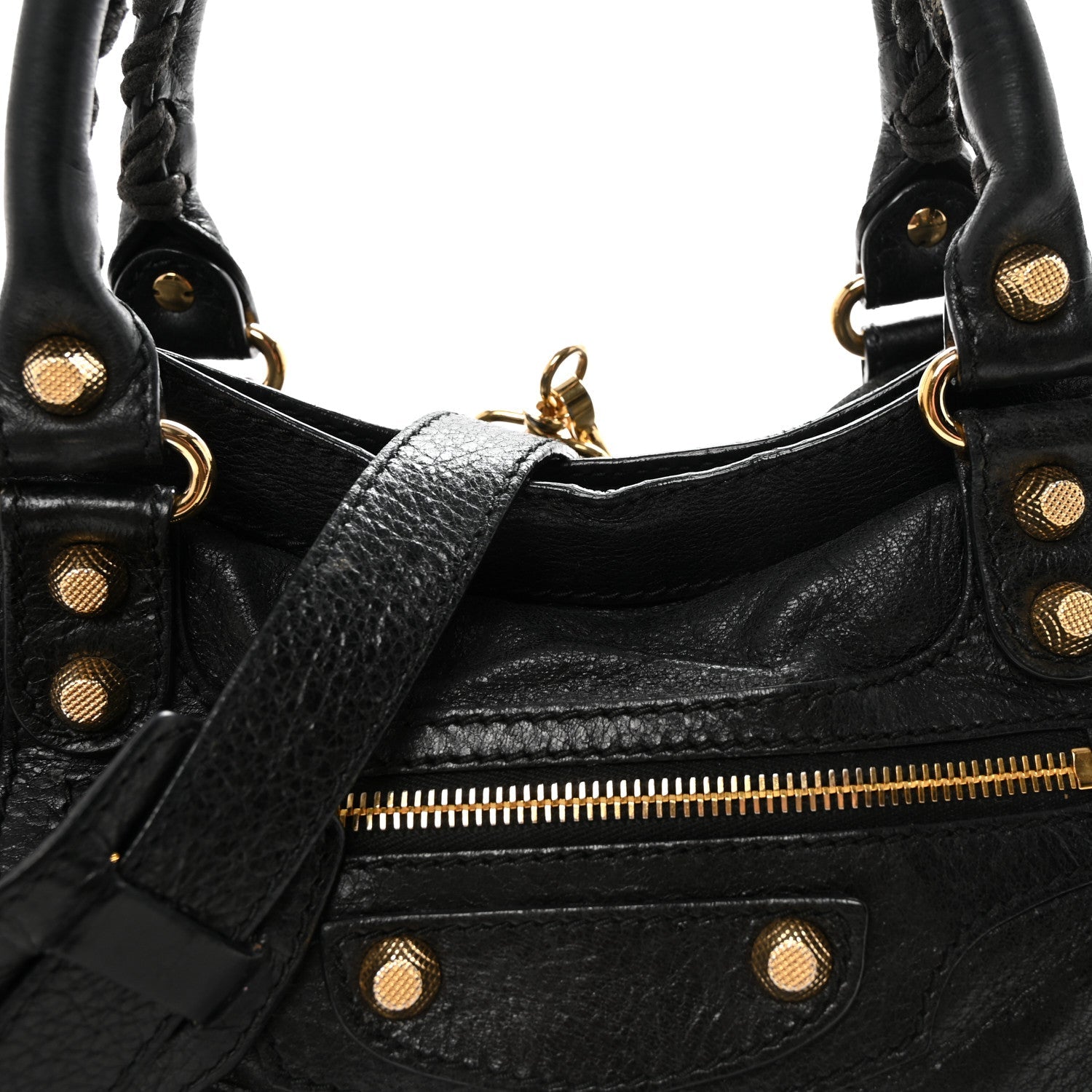 Agneau Giant 12 Gold Hardware City Black