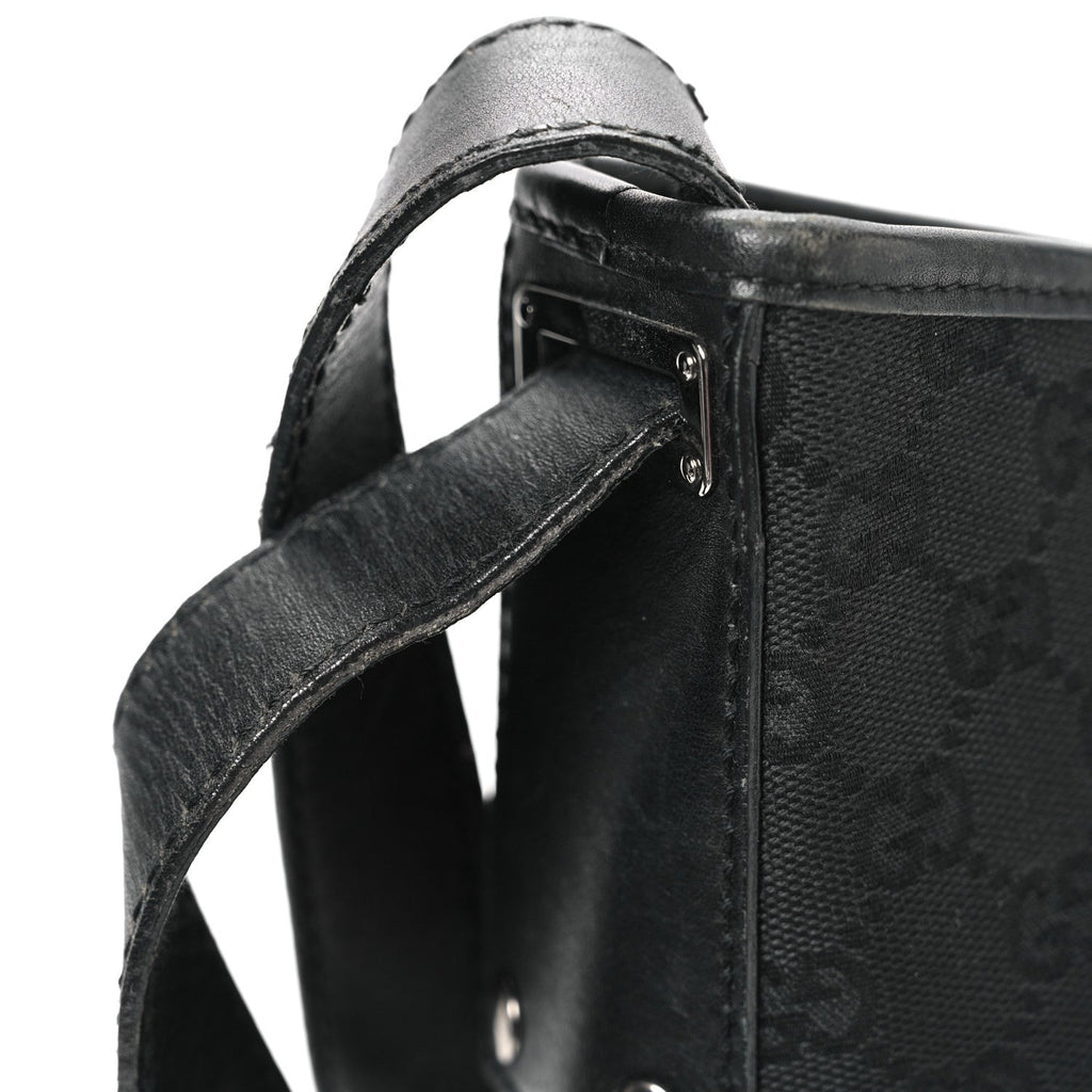 Monogram Piston Shoulder Bag Black