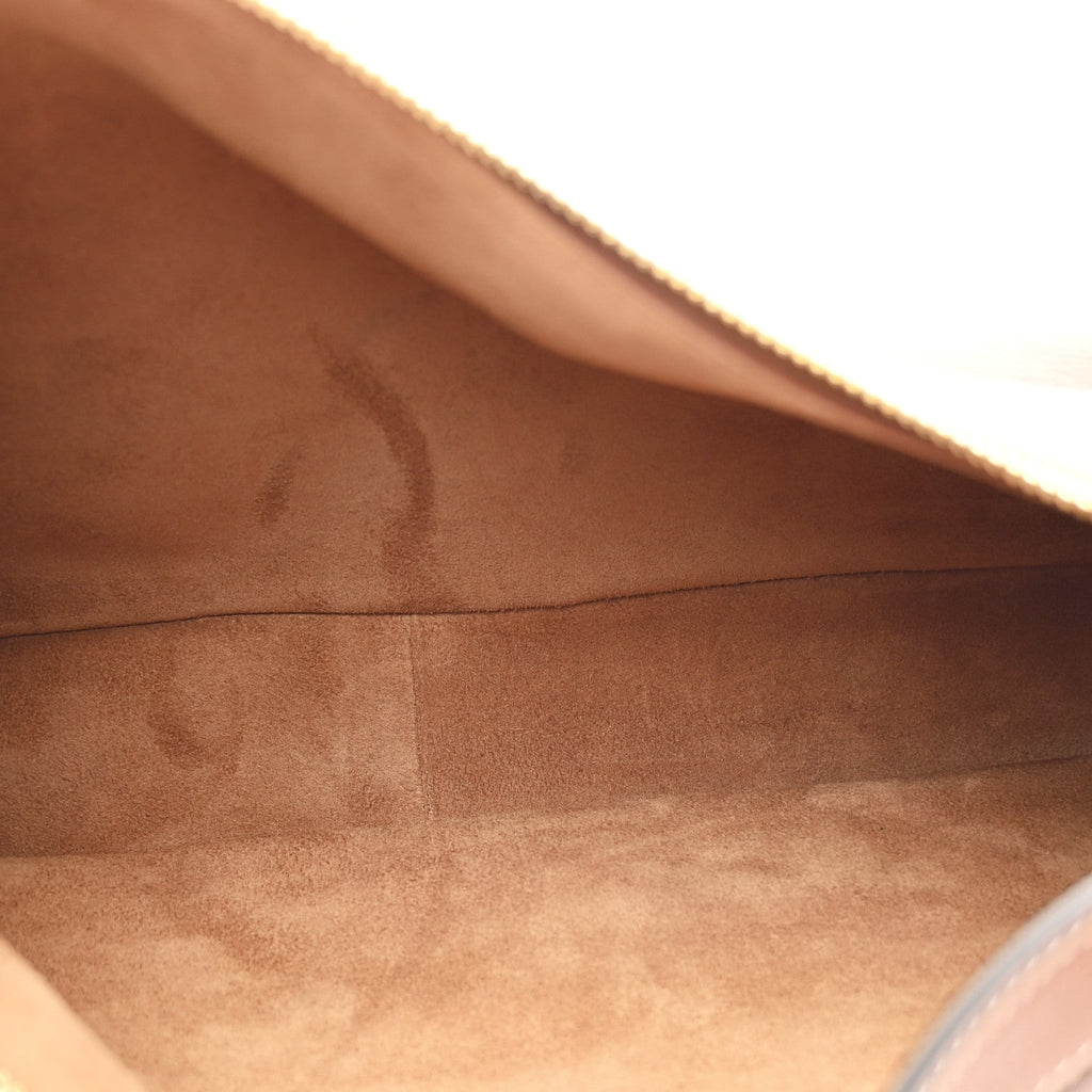 Supple Calfskin Medium Romy Shoulder Bag Tan