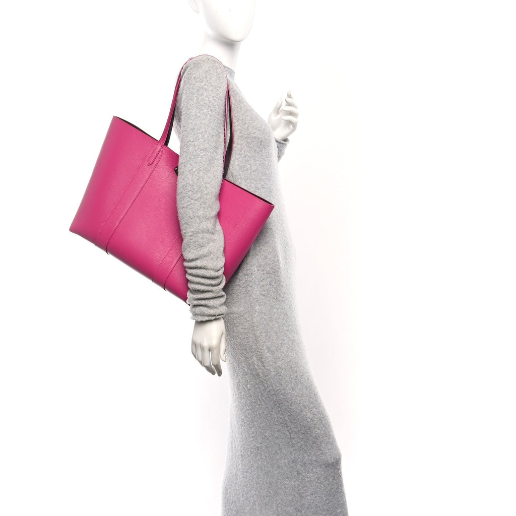 Small Classic Grain Bayswater Tote Pink