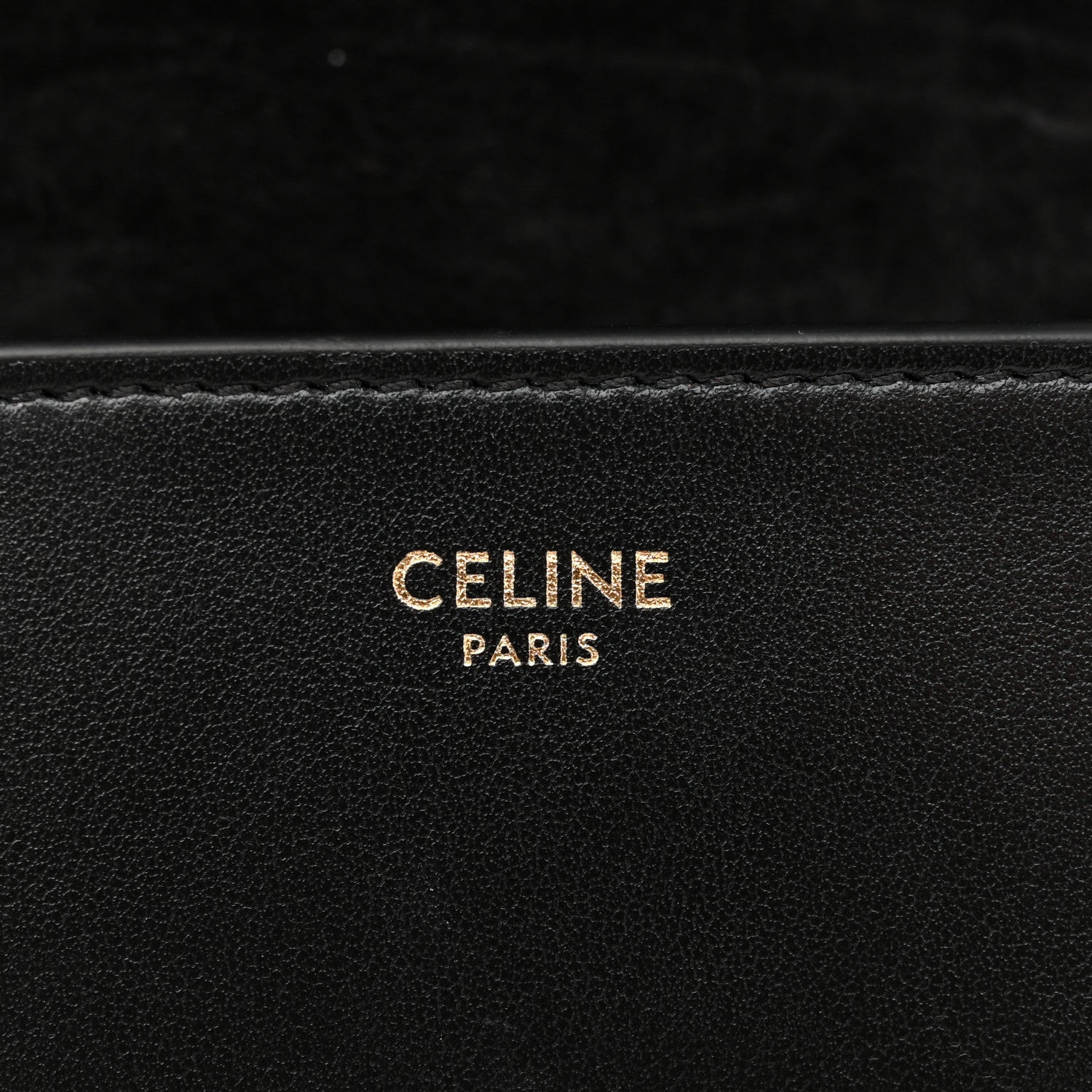 Smooth Calfskin Cuir Triomphe Folco Crossbody Bag Black
