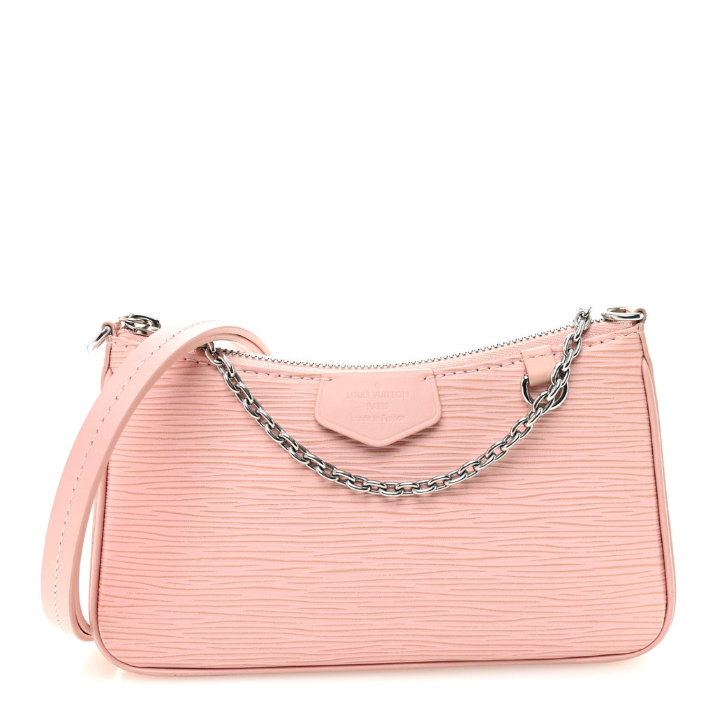 Epi Easy Pouch On Strap Rose Ballerine