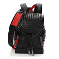 Calfskin Spiked Small Explorafunk Backpack Black